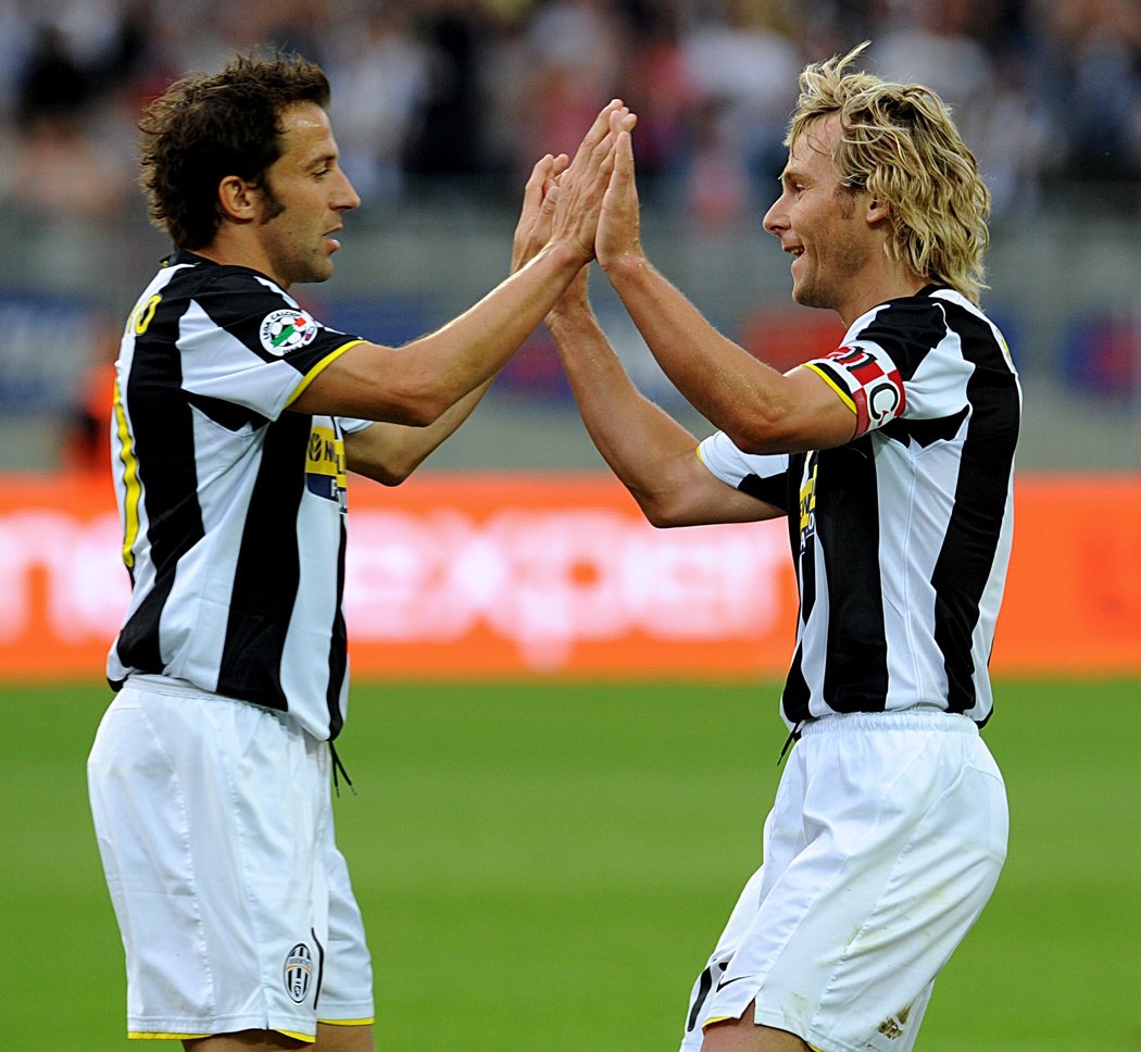 Alessandro Del Piero a Pavel Nedvěd (archivní foto)