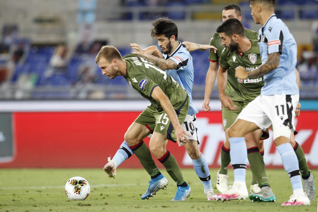 Lazio v Serii A těsně porazilo Cagliari