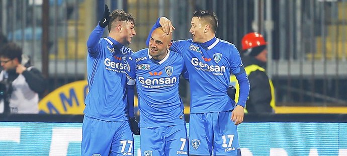 Remíza se slavným AC Milán se počítá. Z bodu se těší fotbalisté Empoli.