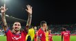 Fotbalisté Neapole slaví triumf nad Fiorentinou