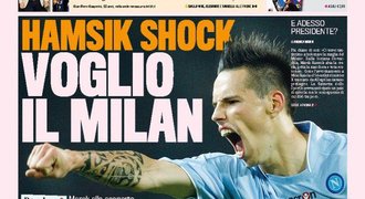 Hamšík zmrazil Neapol: Chci do AC Milán!