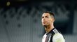 Cristiano Ronaldo poté, co neproměnil pokutový kop proti AC Milán