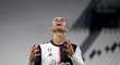 Cristiano Ronaldo poté, co neproměnil pokutový kop proti AC Milán