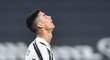 Cristiano Ronaldo, hvězdný portugalský útočník, v dresu italského Juventusu