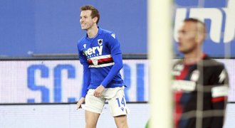 Janktův centr nestačil. Sampdoria na velkou výhru nad Interem nenavázala