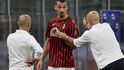 Zlatan Ibrahimovic rozhodně nebyl nadšený z vystřídání v 61. minutě...