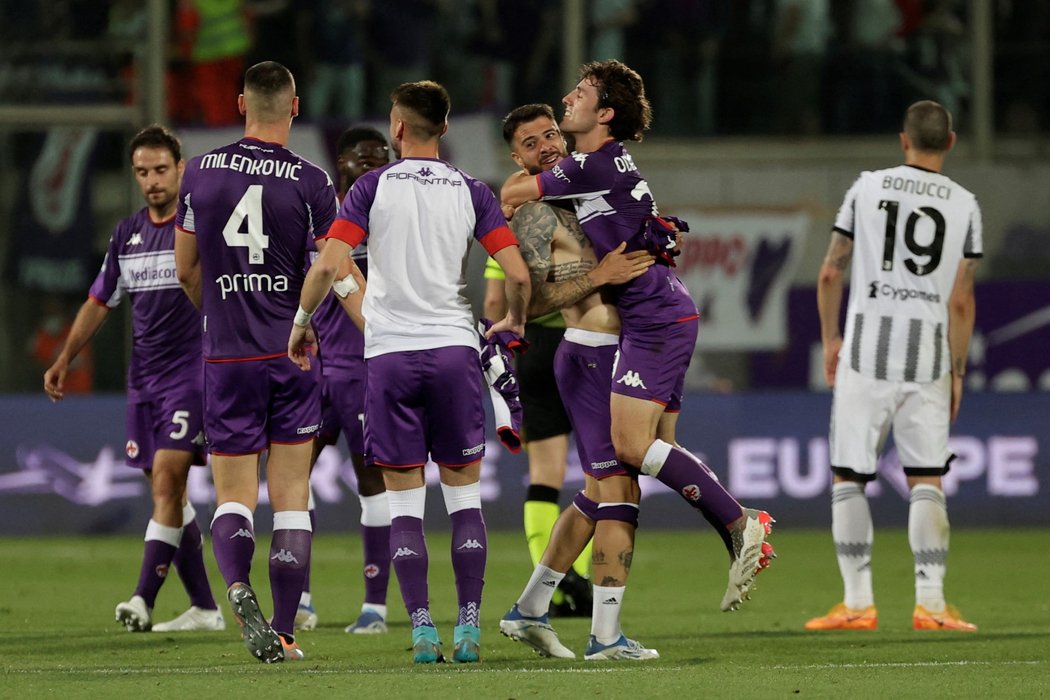 Fiorentina porazila Juventus a zajistila si účast v Konferenční lize