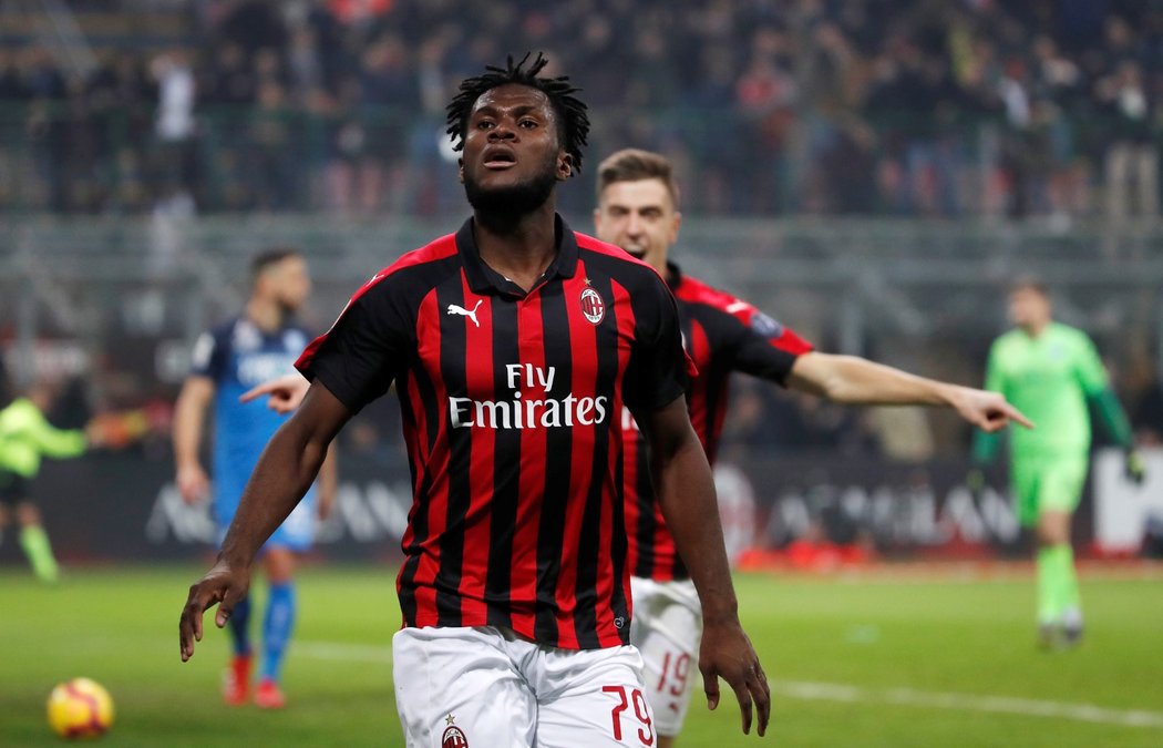 Fotbalisté AC Milán porazili Empoli, trefil se i Franck Kessie