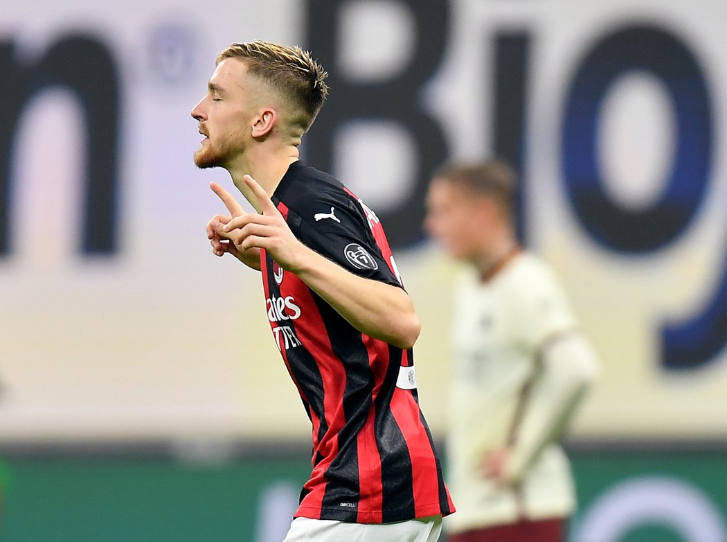 Druhý gól AC Milán vstřelil Alexis Saelemaekers