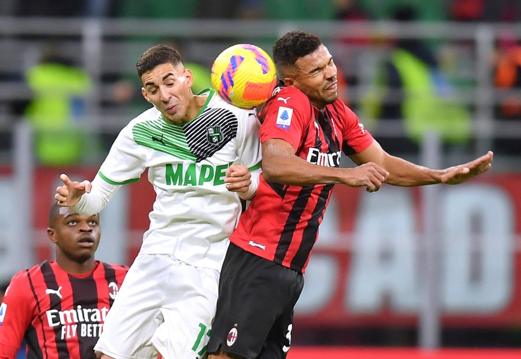 AC Milán prohrálo podruhé v řadě, nestačilo na Sassuolo