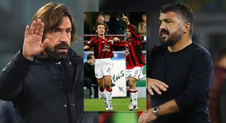 Pirlo vs. Gattuso! Z parťáků jsou rivalové: odlišné cesty, pěsti i škrty