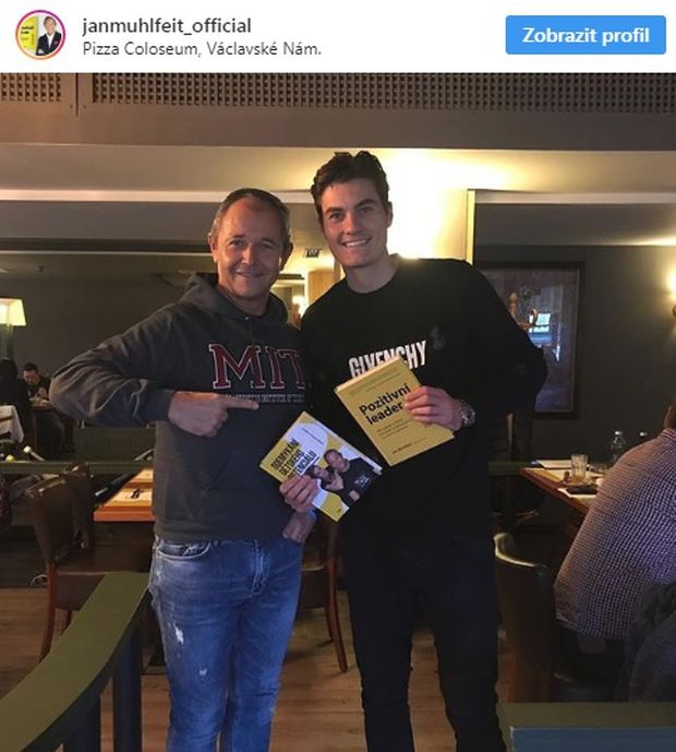 Patrik Schick navázal spolupráci s mentorem Janem Mühlfeitem Patrik Schick navázal spolupráci s mentorem Janem Mühlfeitem