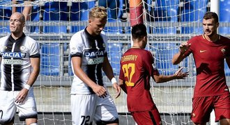 Trápení pro Jankta s Barákem, Udine padlo i s AS Řím. Juventus ovládl derby