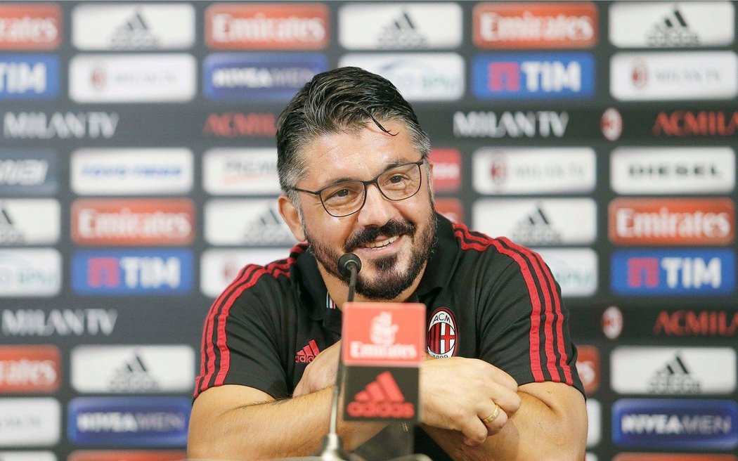 Nový trenér AC Milán Gennaro Gattuso