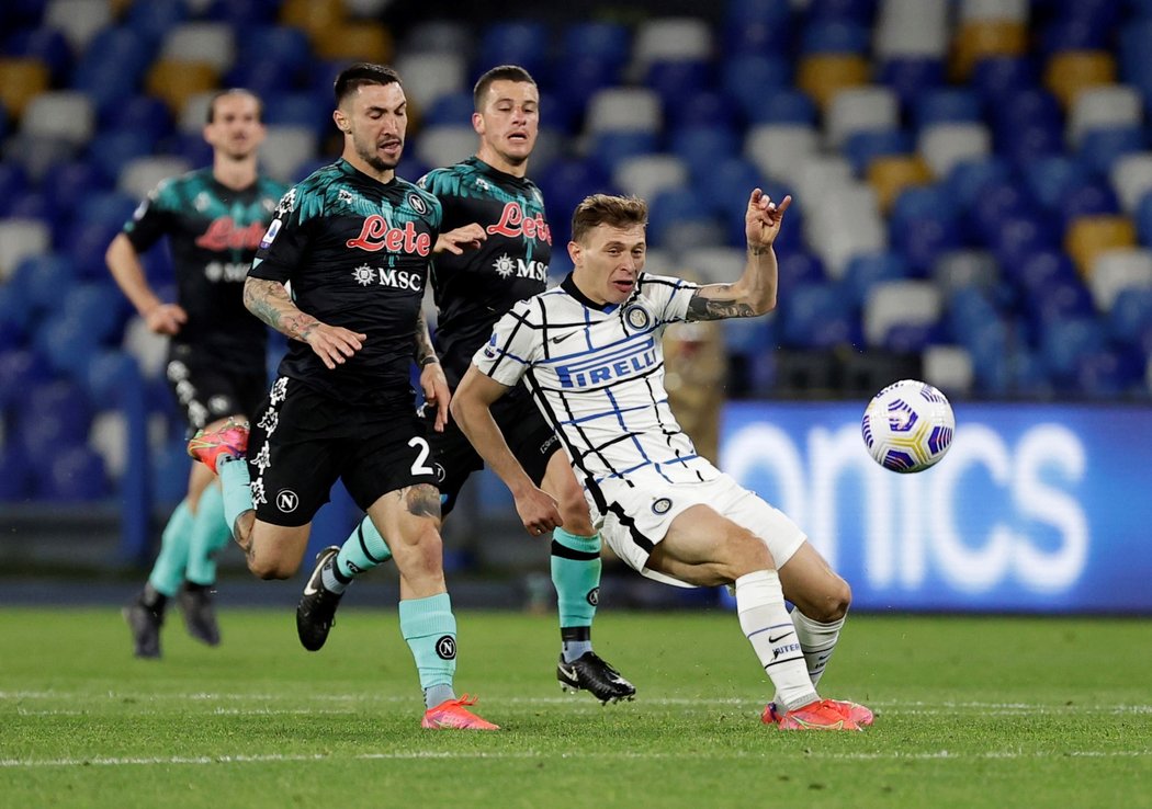 Vedoucí tým italské ligy Inter Milán remizoval s Neapolí 1:1