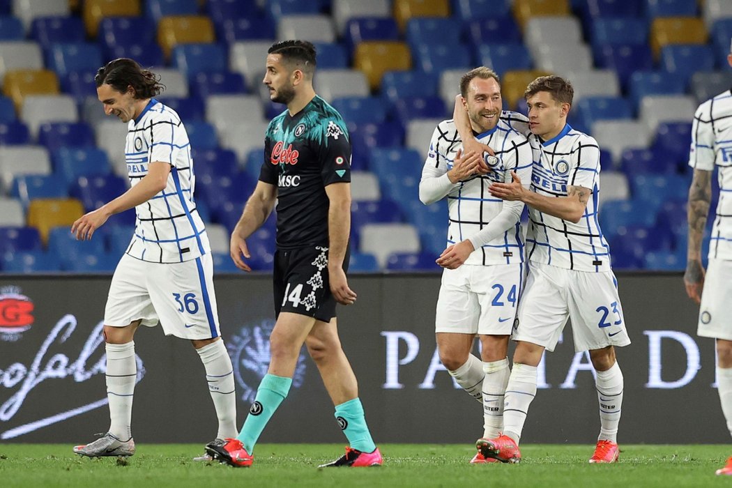 Vedoucí tým italské ligy Inter Milán remizoval s Neapolí 1:1