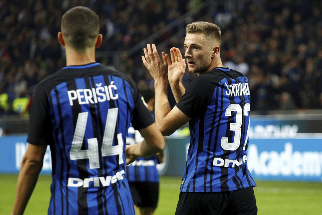 Slovenský obránce Milan Škriniar vstřelil proti svému bývalému klubu první gól zápasu