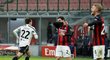 Fotbalistů Juventusu v utkání, kdy porazili AC Milán