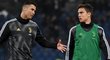 Útočníci Juventusu Cristiano Ronaldo a Paulo Dybala