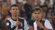 Útočníci Juventusu Cristiano Ronaldo a Paulo Dybala