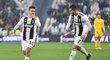 Útočníci Juventusu Paulo Dybala a Cristiano Ronaldo