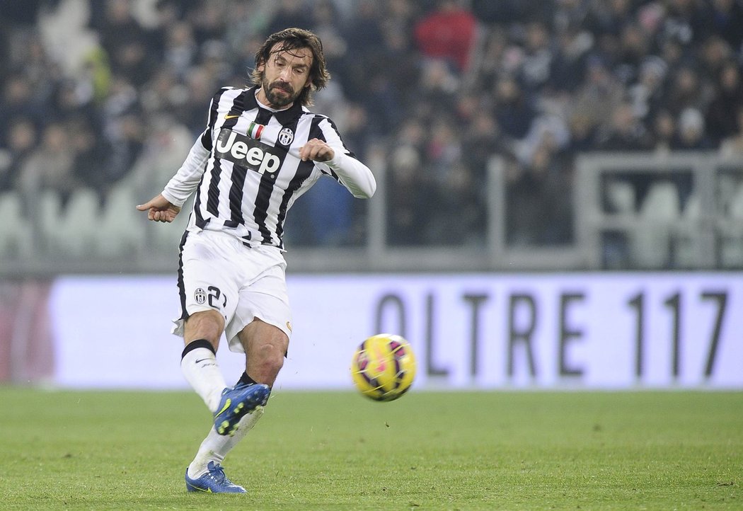 Vítězný gól Juventusu vstřelil Andrea Pirlo