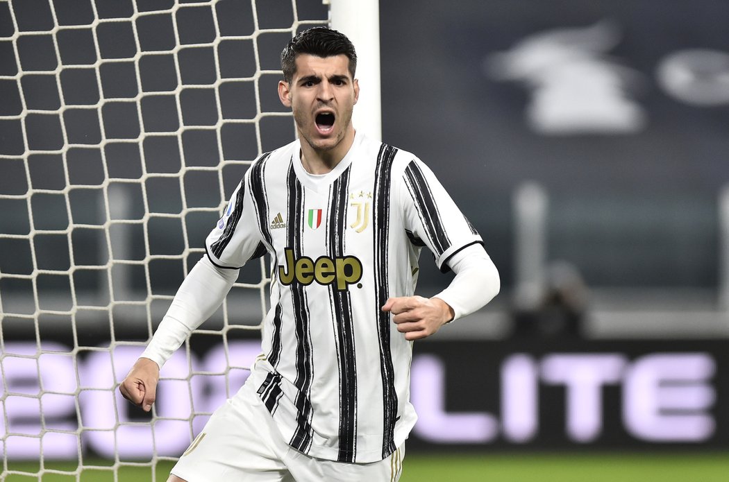 Alvaro Morata otevřel skóre minutu poté, co přišel na hřiště