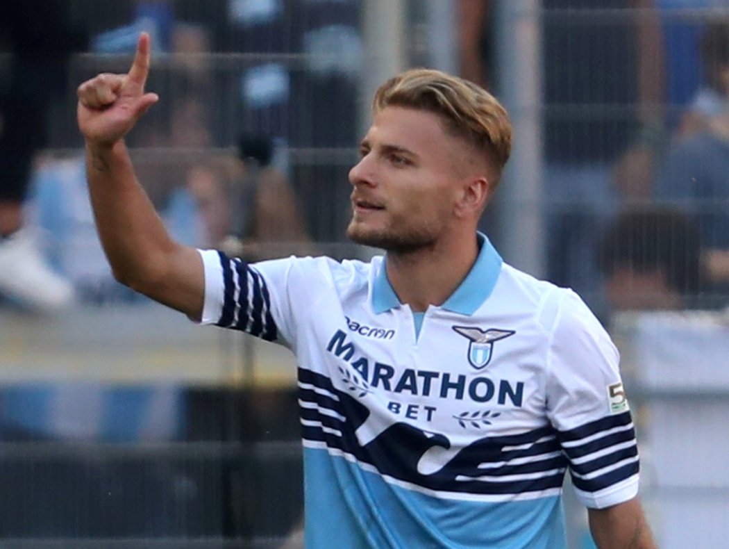 Útočník Lazia Ciro Immobile jen snížil na konečných 1:3