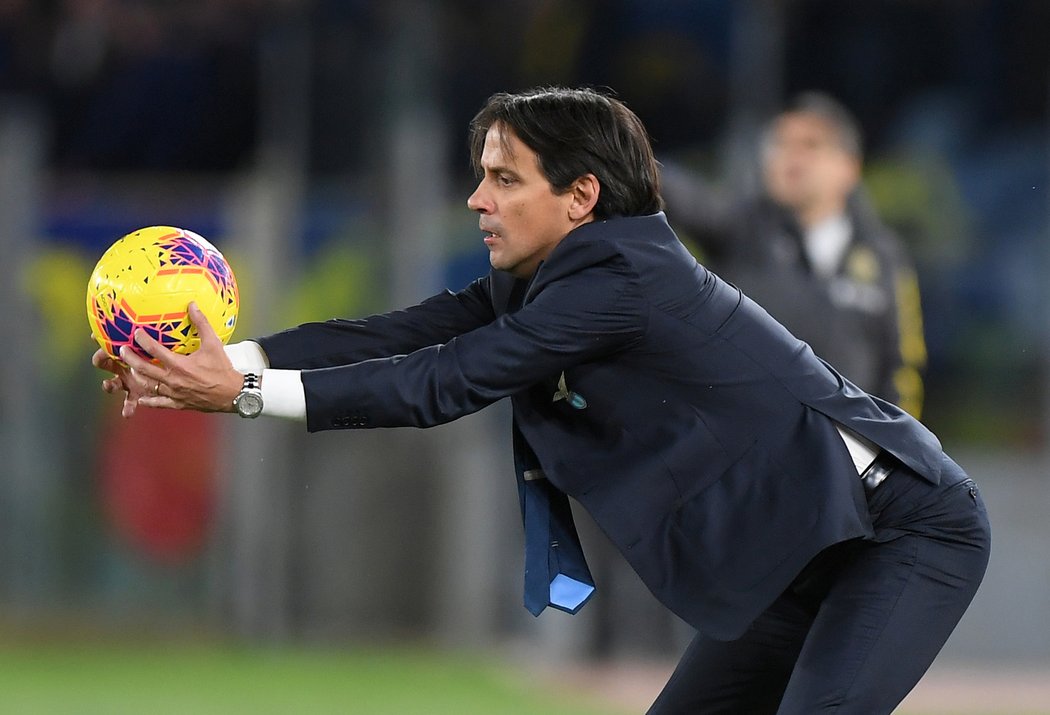 Trenér Lazia Simone Inzaghi