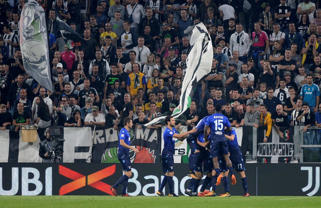 Lazio se stalo prvním týmem od srpna 2015, který vyhrál na hřišti Juventusu