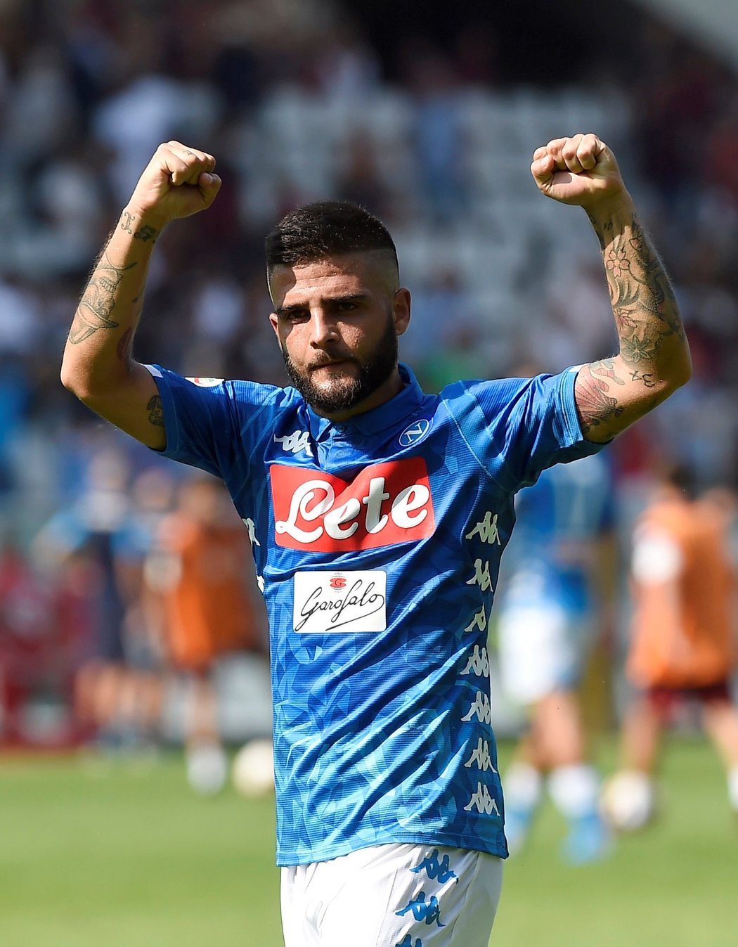 Lorenzo Insigne slaví po výhře Neapole 3:1 nad Turínem