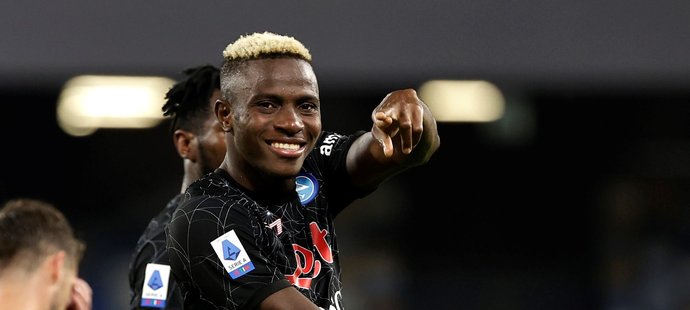 Talentovaný útočník Osimhen z Nigérie vstřelil branku Neapole v zápase proti FC Turín
