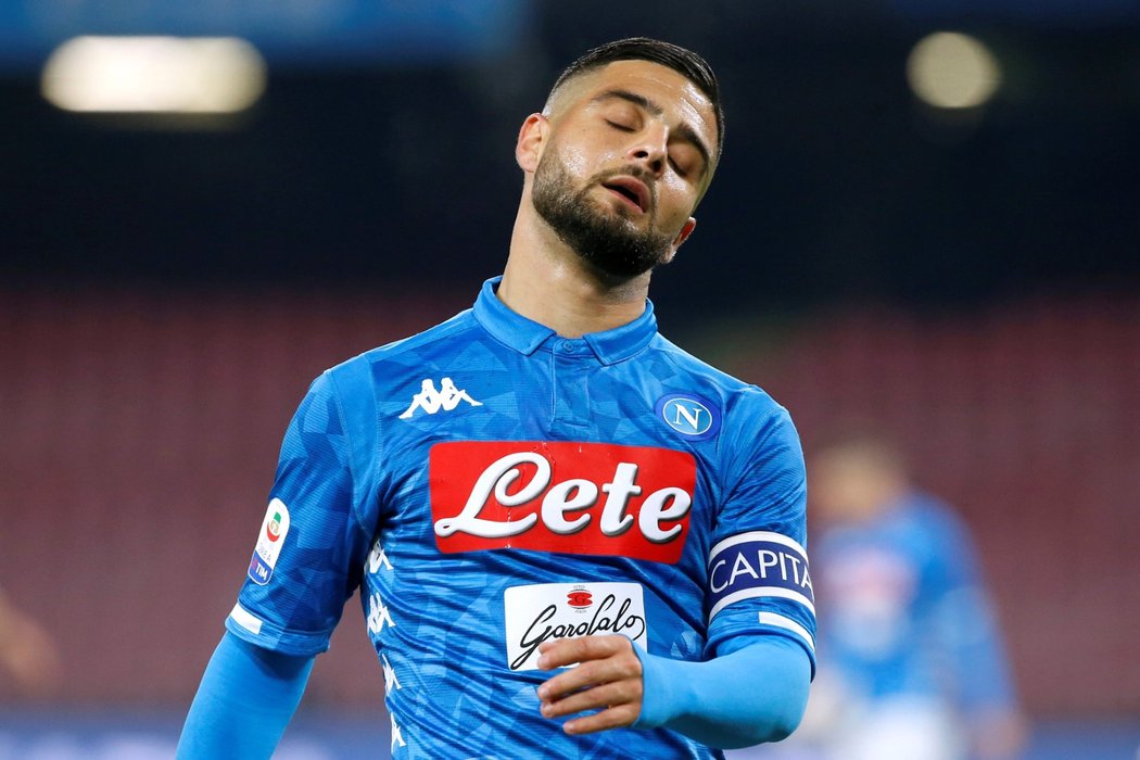 Rychlík Neapole Lorenzo Insigne se v utkání proti Turínu gólově neprosadil