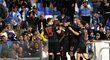 Radost fotbalistů Neapole při zápase proti FC Turín