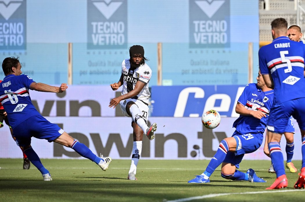 Sampdoria prohrávala s Parmou 0:2, ale duel otočila a zvítězila 3:2