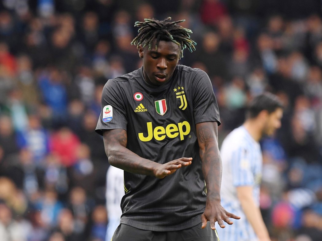 Moise Kean poslal Juventus do vedení a předvedl oslavný taneček