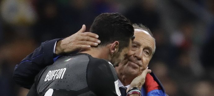 Gianluigi Buffon měl po zápas slzy v očích