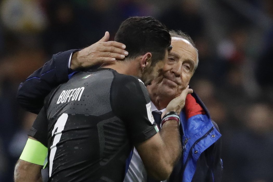 Gianluigi Buffon měl po zápas slzy v očích