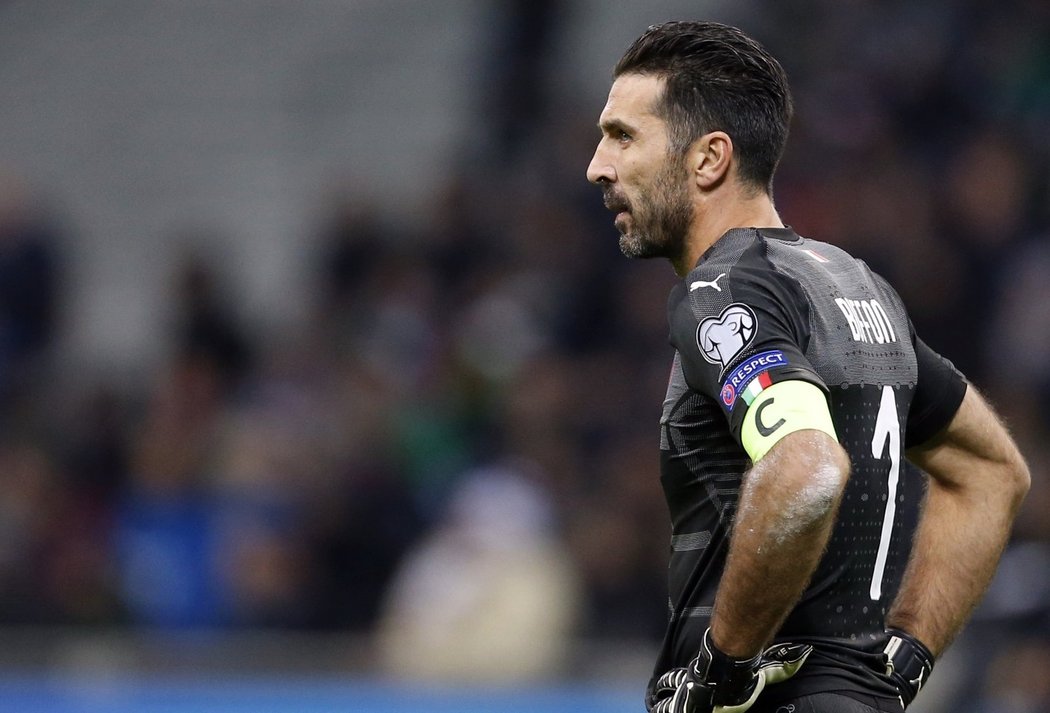  Gianluigi Buffon se postupu na světový šampionát do Ruska nedočkal