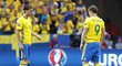 Fotbalisté Švédska se chystají na výkop