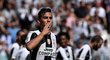 Útočník Juventusu Paulo Dybala po druhé brance italského mistra do sítě Crotone