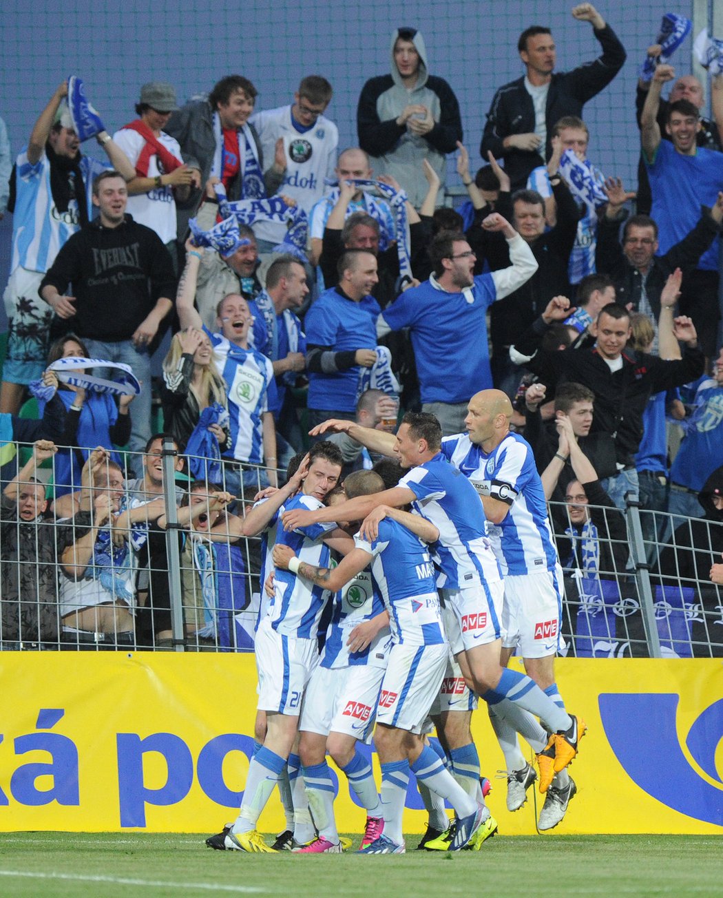 Boleslav se raduje z gólu na 1:1