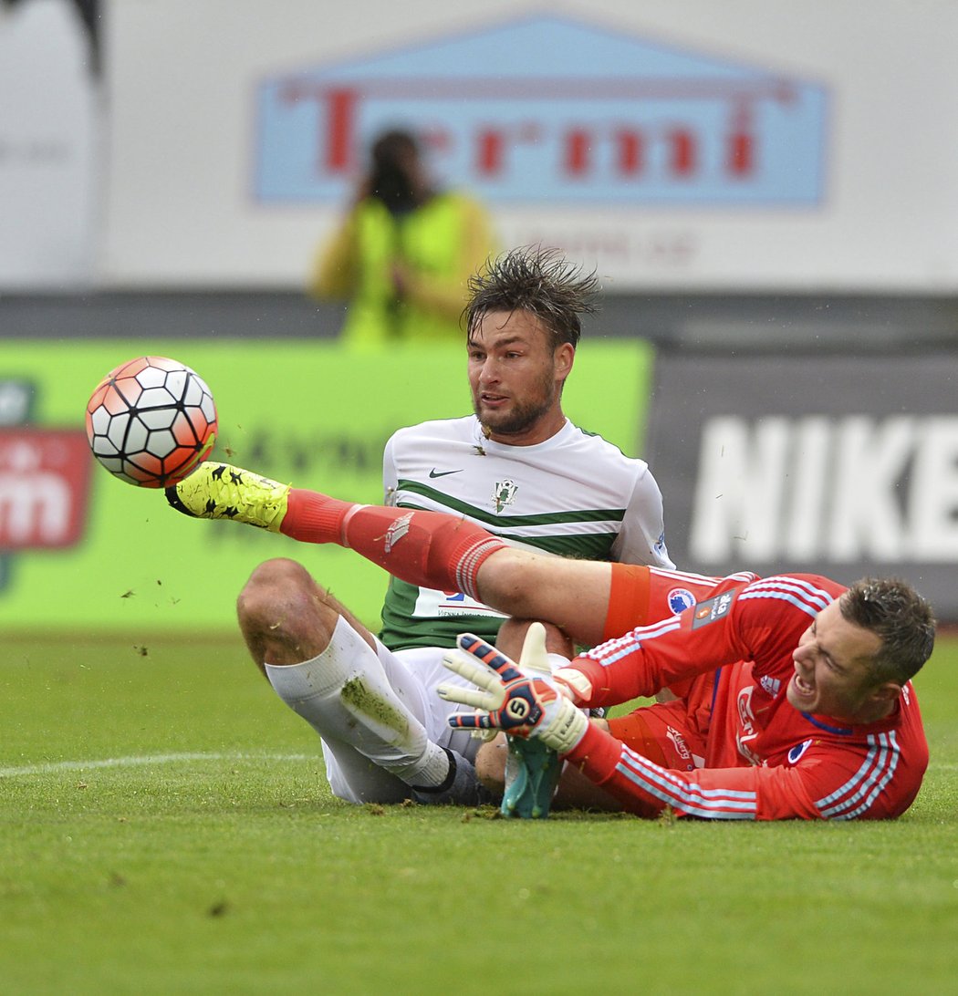 Brankář Kodaně Stephan Andersen předvedl v utkání pár těžkých zákroků