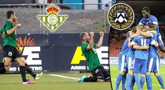 České kluby nejsou favority. Jablonec má Betis, Liberec dostal Udine