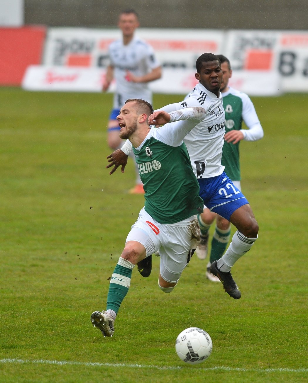 První poločas zápasu Jablonec - Olomouc byl vyrovnaný