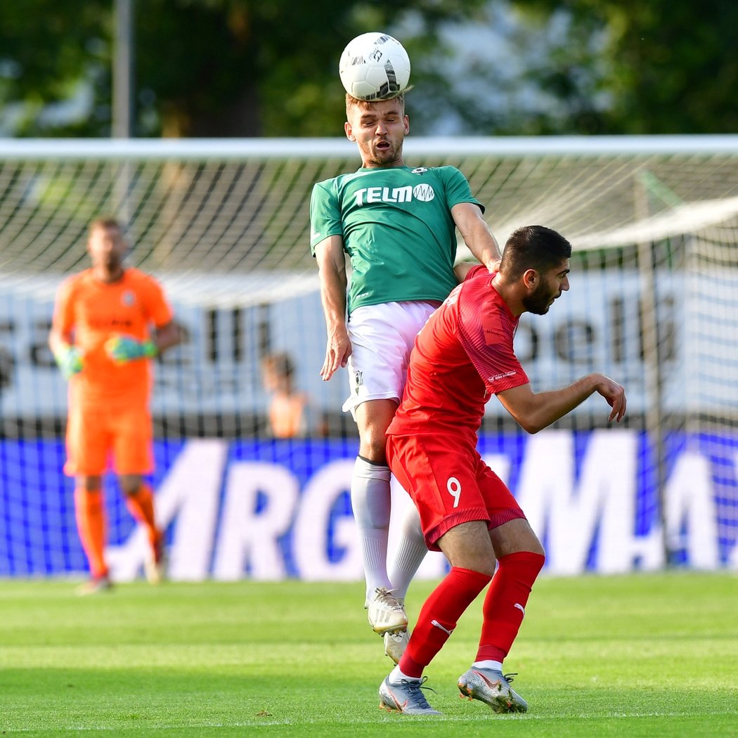 Momentka z odvety 2. předkola Evropské ligy mezi Jabloncem a Pjunikem Jerevan