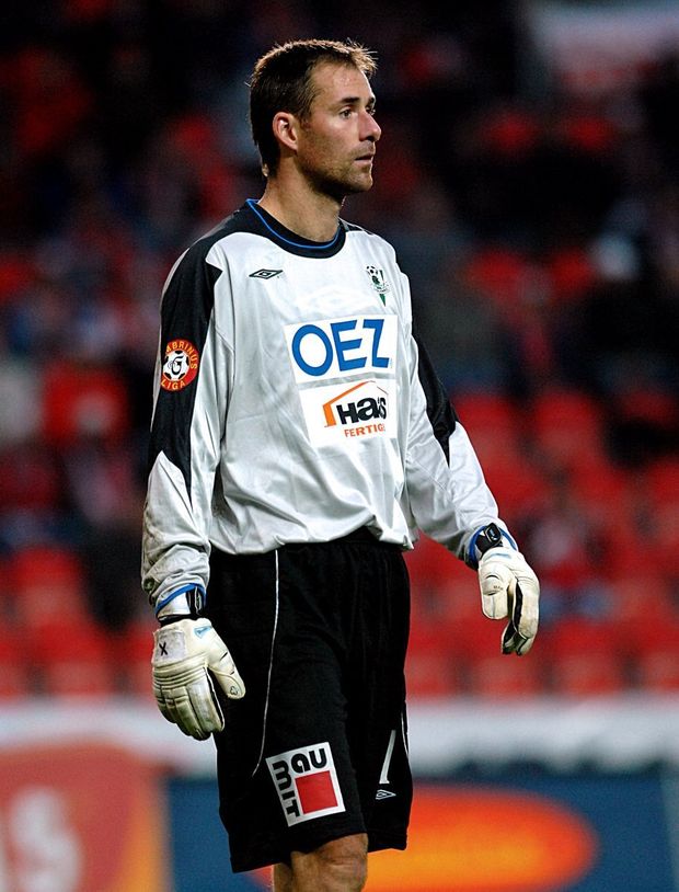 Jablonecký brankář Michal Špit Jablonecký brankář Michal Špit