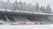 Zápas Jablonec - Teplice musel být kvůli vydatnému sněžení odložen
