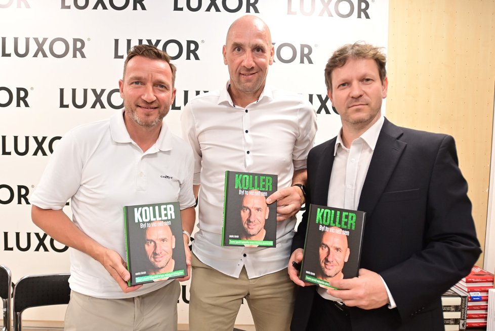 Jan Koller pokřtil svou knihu z edice deníku Sport