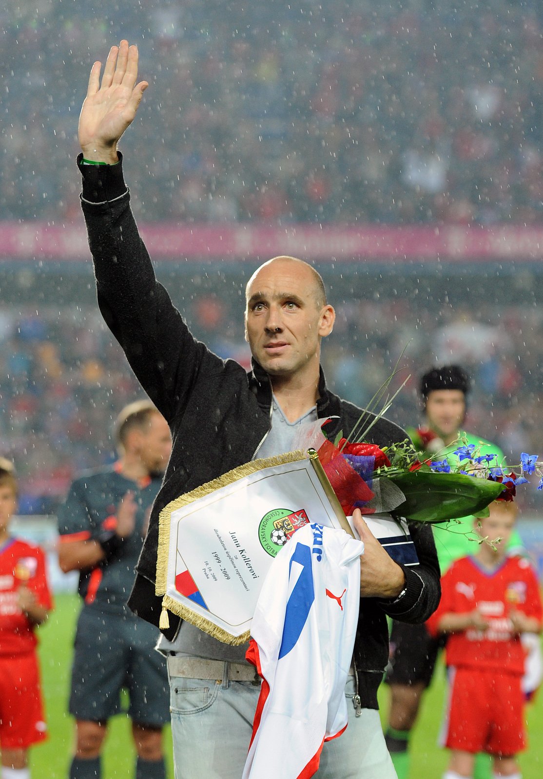 2009. Každá reprezentační kariéra jednou končí. Jan Koller se rozloučil během kvalifikace o MS 2010